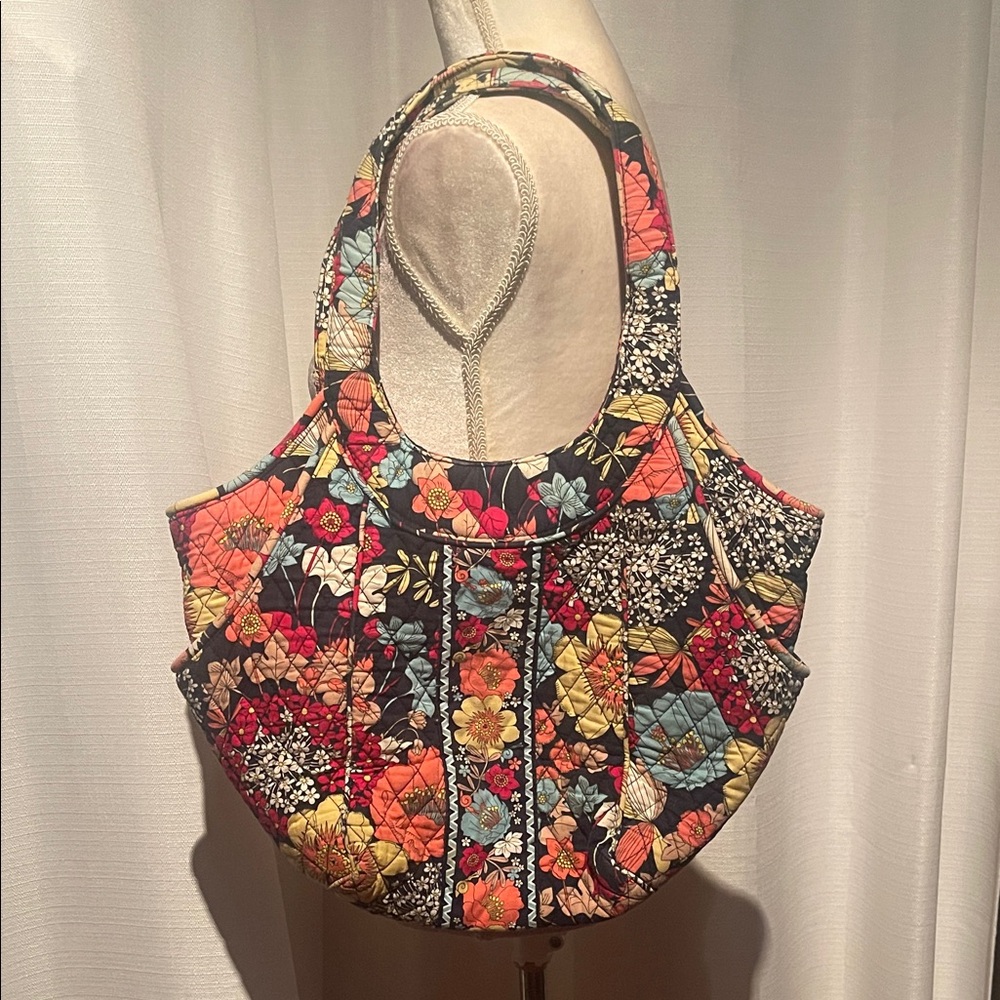 Vera Bradley Bag Blue/Red/Yellow Floral Shoulder Bag